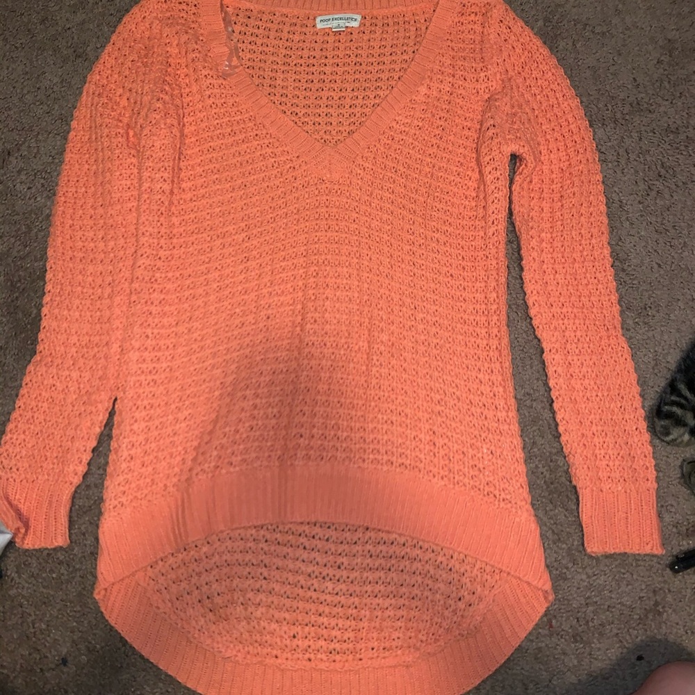 Orange sweater